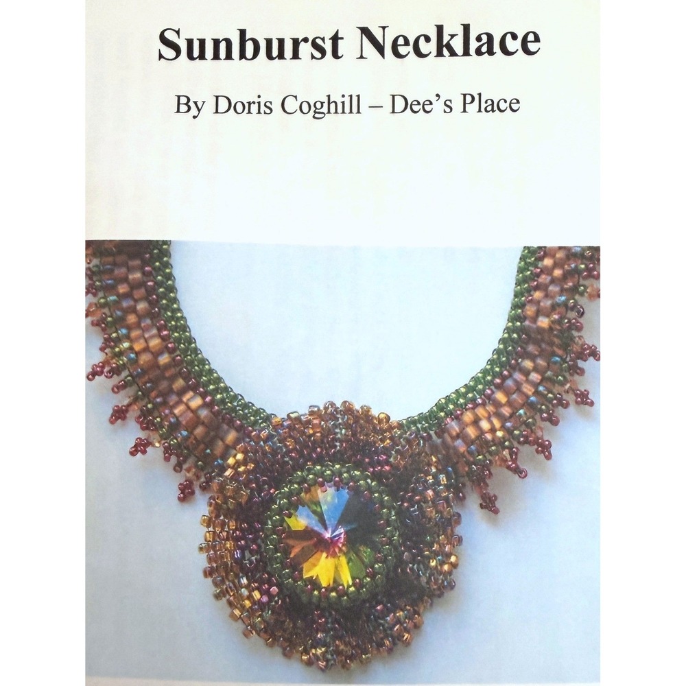Jewelry Beading Kit Sunburst Necklace Doris Coghill DIY